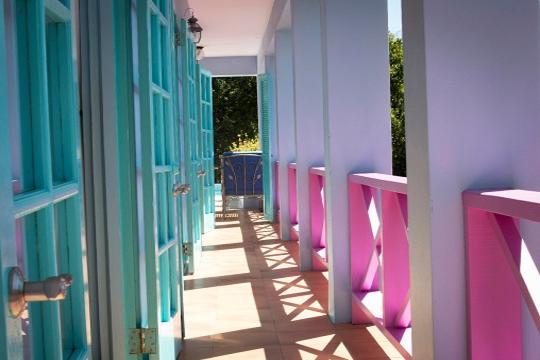 Apartment porch